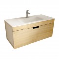 muebles de bano ML100 madera-visón