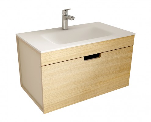 muebles de bano ML80 madera-visón