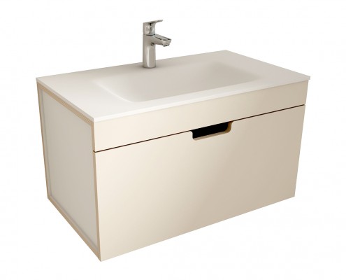 muebles de bano ML80 visón-blanco