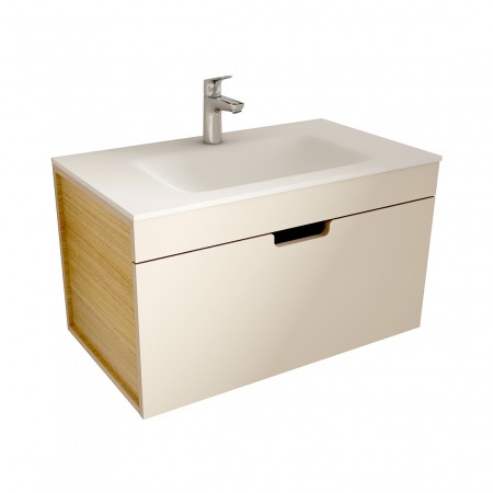 muebles de bano ML80 visón-madera